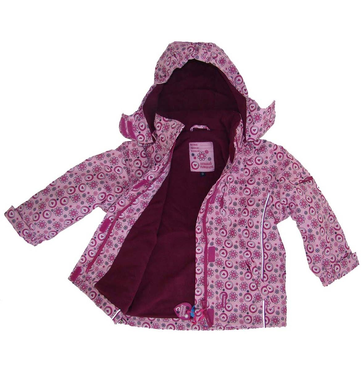 Winterjacke Jacke Regenjacke rosa Mädchen Gr. 92 116 122