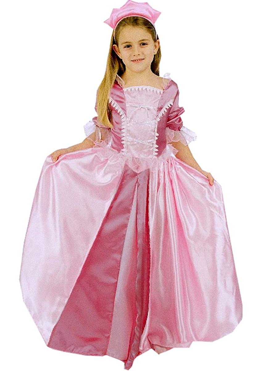 Prinzessin Kostüm Kleid Prinzessinenkostüm Fasching Gr. 110 116 122 128